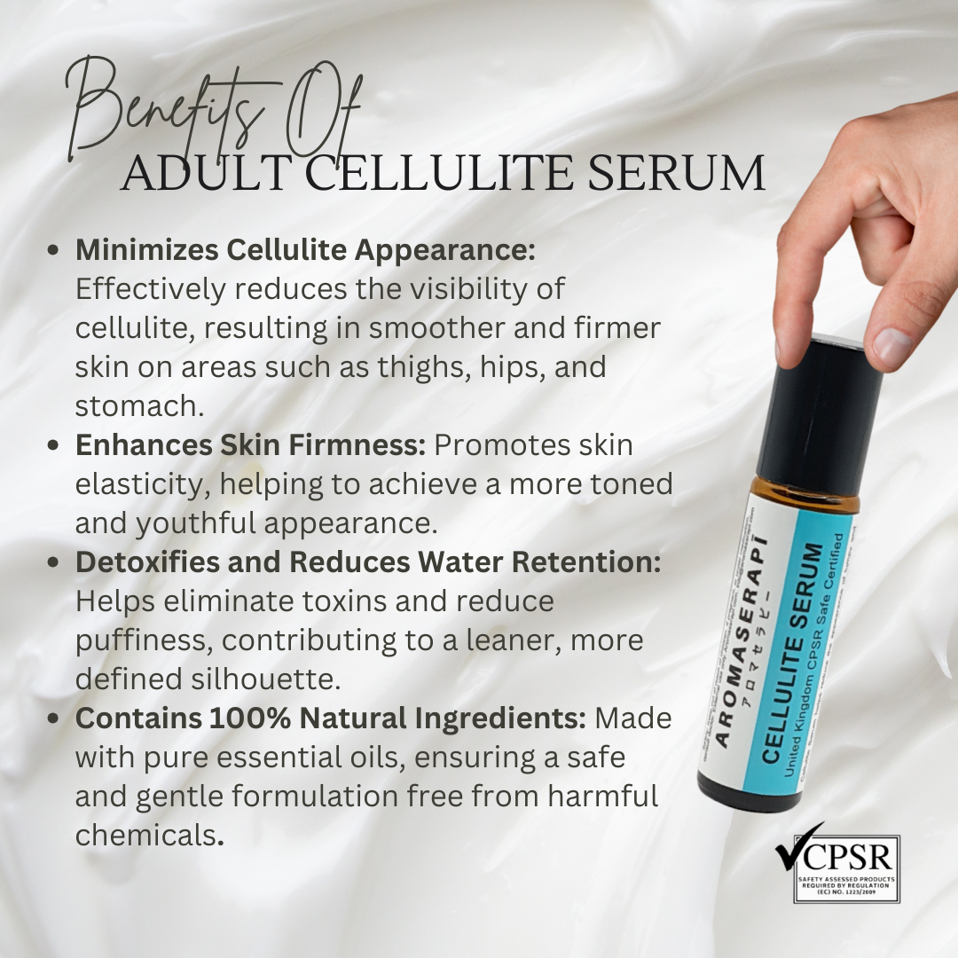 Adult Cellulite Serum(10ml) - 100% Natural Solution for Smooth, Firm Skin